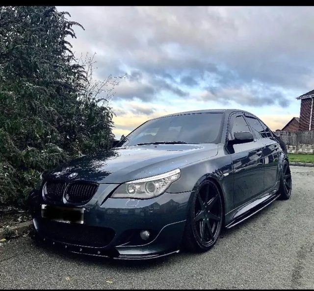 BMW E60 E61 M-Sport FRONT LIP SPLITTER (GLOSS BLACK) ABS PLASTIC (03-10) £99.00 - PicClick UK Bmw E60 E61 M-Sport Front Lip Splitter (Gloss Black) Abs Plastic (03-10) £99.00 - Picclick Uk