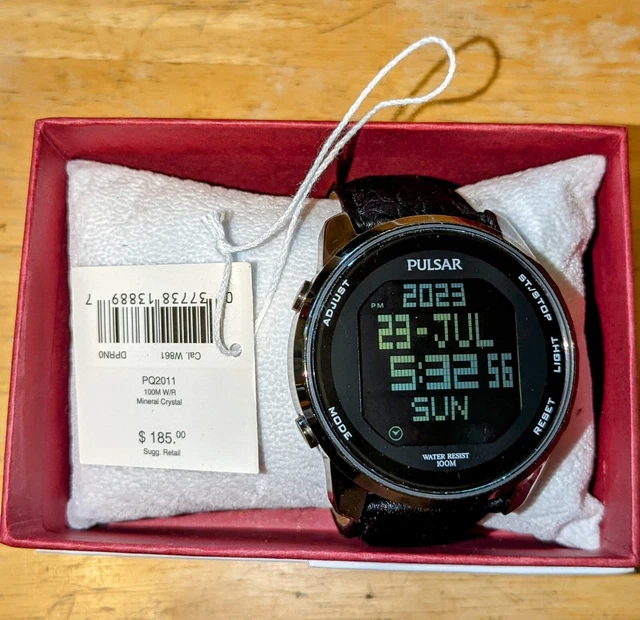PULSAR W866 X006 DIGITAL Mens Watch 50.00 PicClick UK