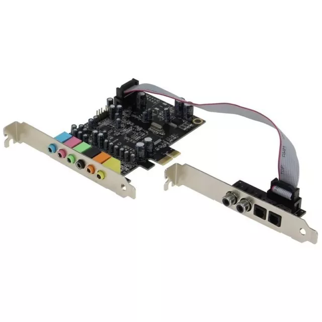 2X(Carte Son PCIe 7.1 Canaux CM8828 + CM9882A avec Support SPDIF Carte D'Ex9472