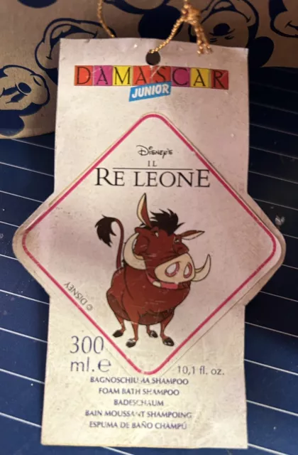 Disney Bagno Schiuma Re’ Leone Molto Raro Nuovo Con Scatola Ed Etichetta 2