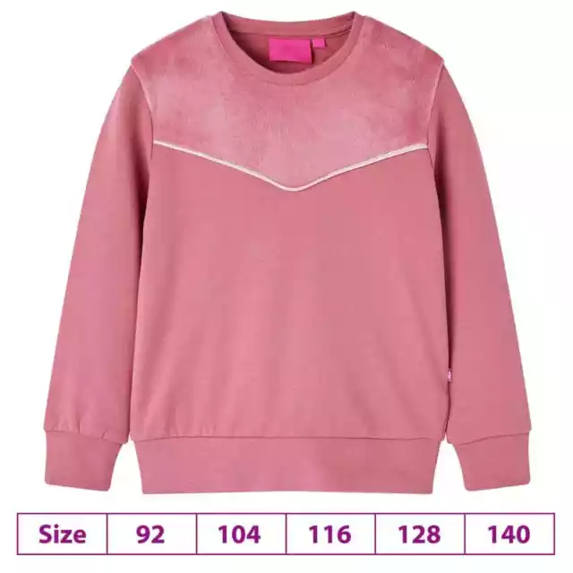 Sweatshirt pour Enfants Vêtement Tout-petits Velours Patchwork Framboise