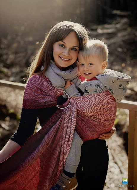 Little Frog Ring Sling - Ruby Cube - taille M (2,1 m)