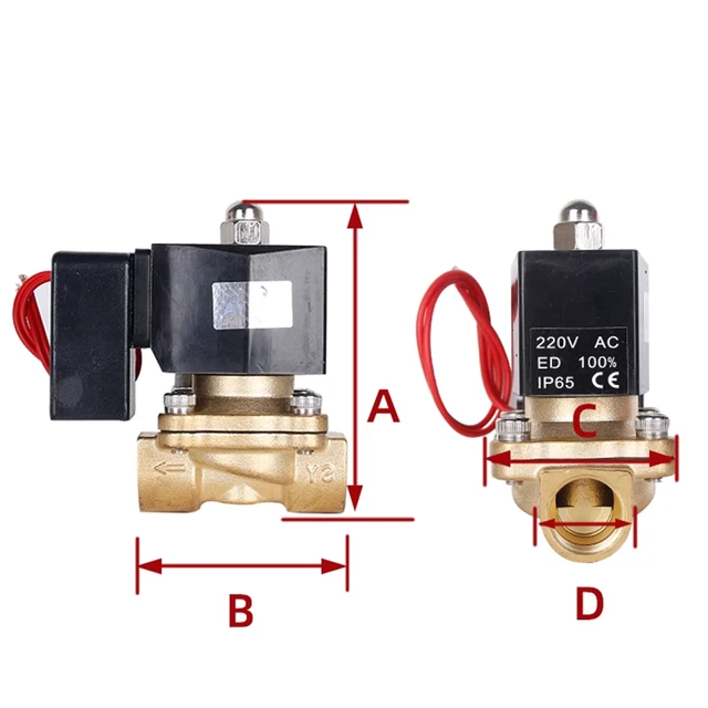 Energy-Saving Non-Heating Solenoid Valve Water Valve DC12V DC24V AC220V