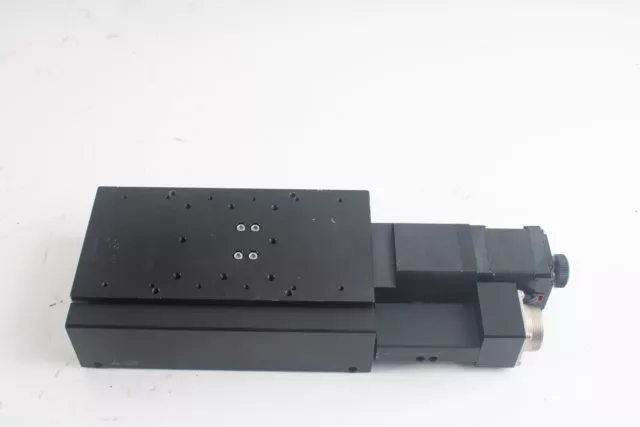 Suruga Seiki K102-100R-M Motorized Step W/Oriental C7214-9015 Stepper Engine