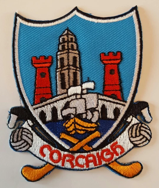CORK COUNTY GAA Gaelic Hurling Football iron on/ sew embroidered patch