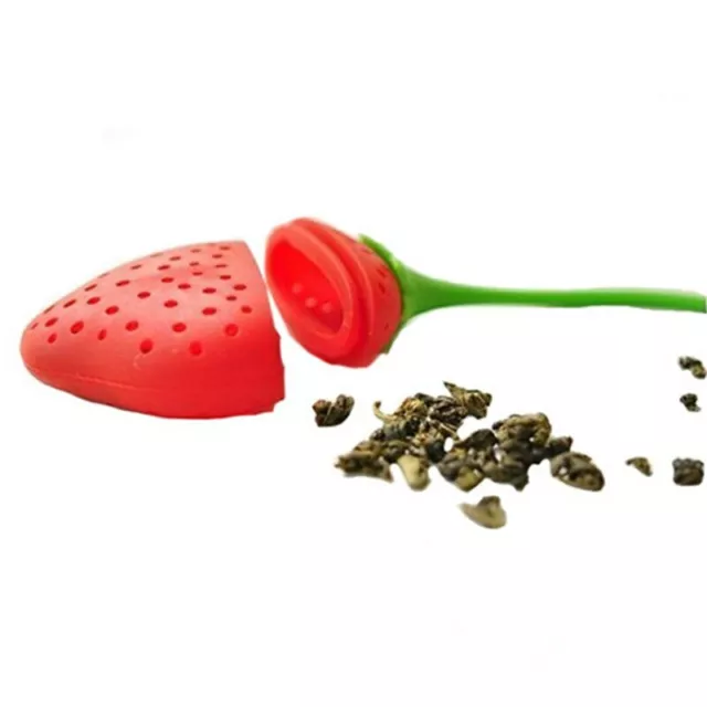 Silicone 1 Pc Loose Tea Leaf Strainer Herbal Spice Infuser Filter Tools Tea Sets 2