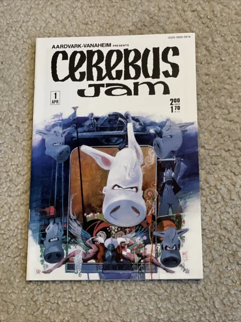 Cerebus Jam #1 Aardvark-Vanaheim, 1985, Copper Age, Vintage Comic Book