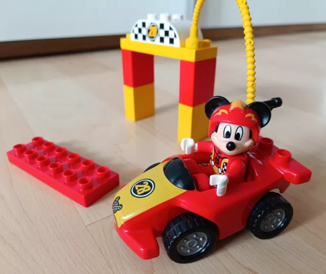 Lego Duplo Mickey Mouse Mit Rennwagen Sonderfigur Duplo