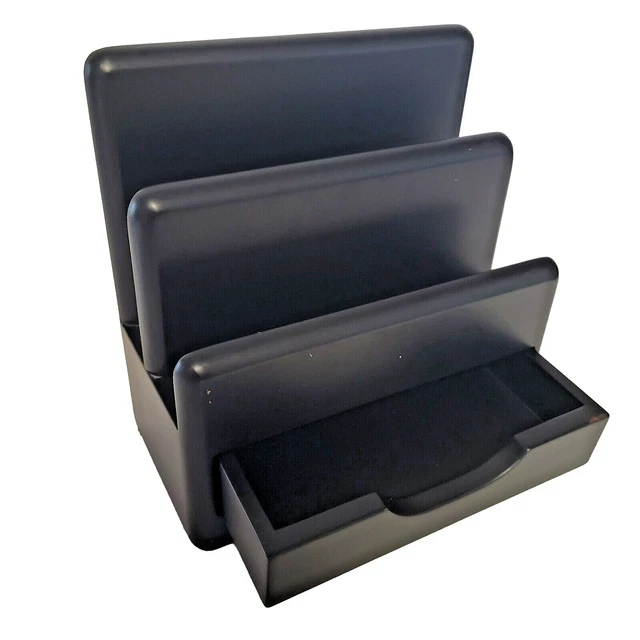 Newell Rubbermaid Desk Organizer File Sorter With Small Pull Out Storage Drawer