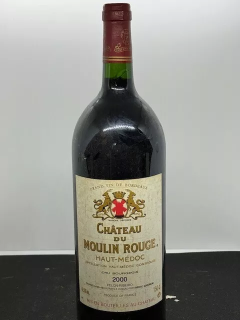 Magnum du Chateau MOULIN ROUGE 2000 Cru Bourgeois HAUT-MEDOC Niveau TOP