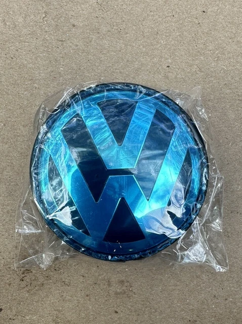 Genuine OEM Volkswagen VW Golf Passat Center Cap Black & Chrome
