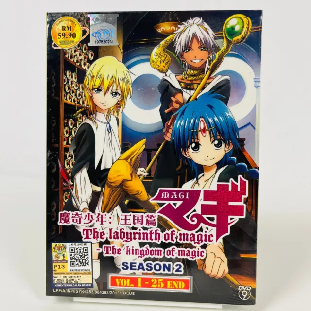 ANIME DVD~Magi:The Labyrinth Of Magic Season 1-3(1-63End)~English