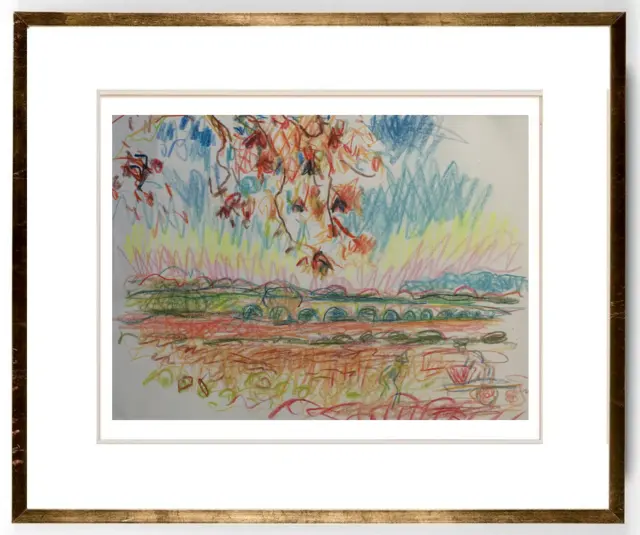 C.b. Pissarro (1921-2021) Superbe Paysage Dans Le Languedoc A Gallargues (57)