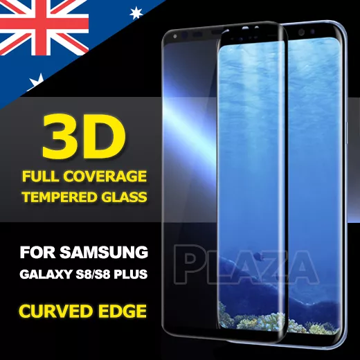 Galaxy S8 S8 S9 Plus Genuine 3D Tempered Glass Full Cover Guard Screen Protector