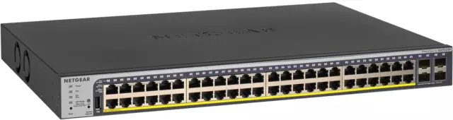 NETGEAR ProSafe GS752TP 48-Port Smart Gigabit Switch 4 x SFP (40 POE, 8 PoE+)