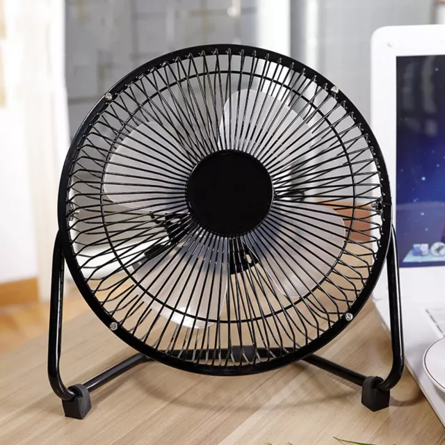 8" Mini USB Desk Fan Quiet Personal Cooler USB Powered Portable Table Fan