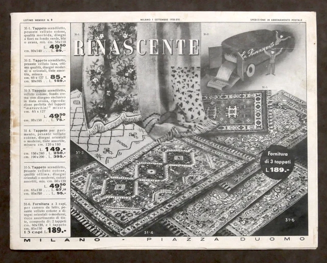 Catalogo la rinascente sale