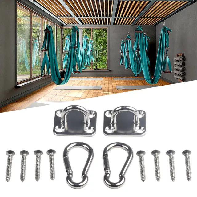 Anti Rust Stainless Heavy Duty Ceiling Hanging Hook Set for Brick Walls