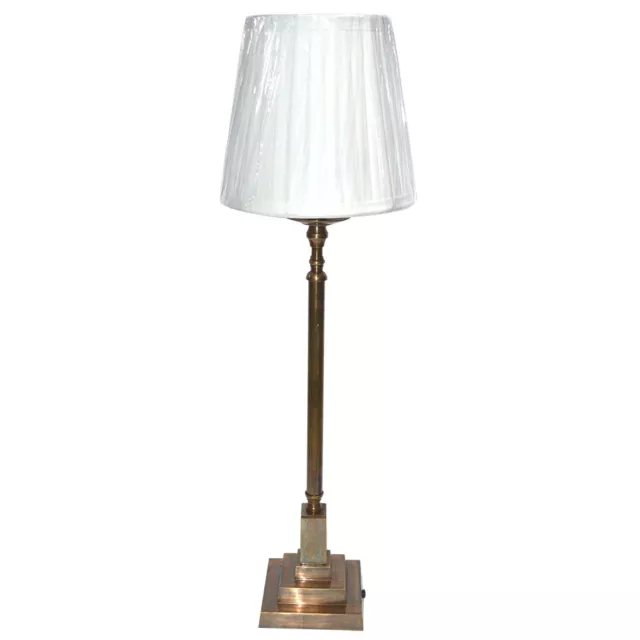Extremely Beautiful  Pure Brass "Elite" Table Lamp In Different Finishes