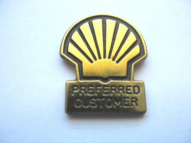 SHELL OIL COMPANY LAPEL PIN - Preferred Customer