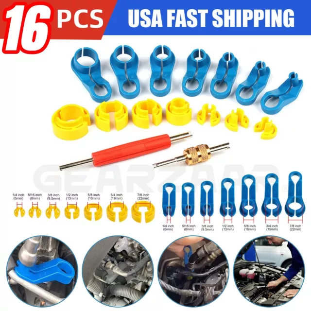 16PCS AC Disconnect Fuel Line Disconnect Tool Set – Car Removal Tool -