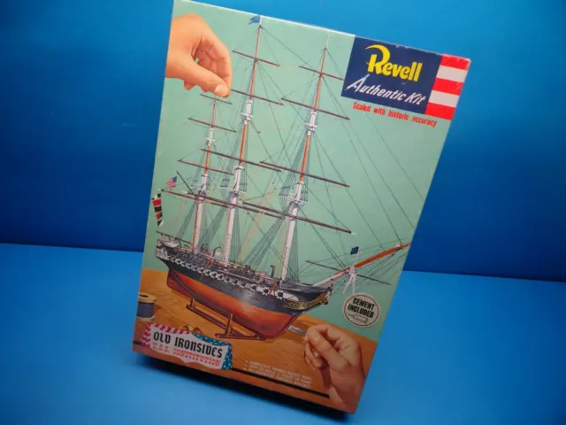 1/192 REVELL Authentic (1956) H-319 : U.S.S. Constitution " OLD IRONSIDE"