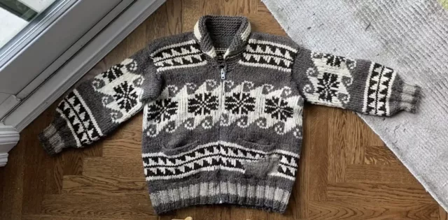 VINTAGE WOOL COWICHAN sweater mens L $44.17 - PicClick