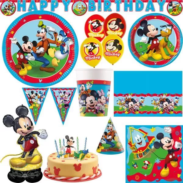 Mickey Mouse Décoration pour Fêtes Anniversaire D'Enfant Fête Set Minnie