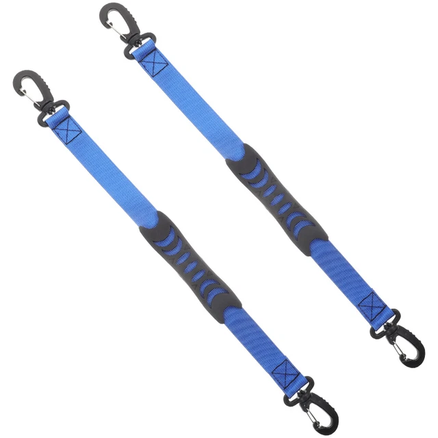 2 Pcs Roller Skates Leash Portable Handle Straps Boots Carrying Ice