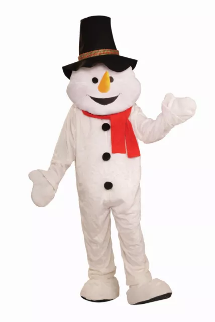 Forum Novelties Mascot Snowman Adult Costume, Standard One Size (Used)