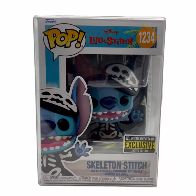 FUNKO POP! DISNEY Lilo & Stitch - Skeleton Stitch Chase GITD Bundle EE  Exclusive £42.80 - PicClick UK