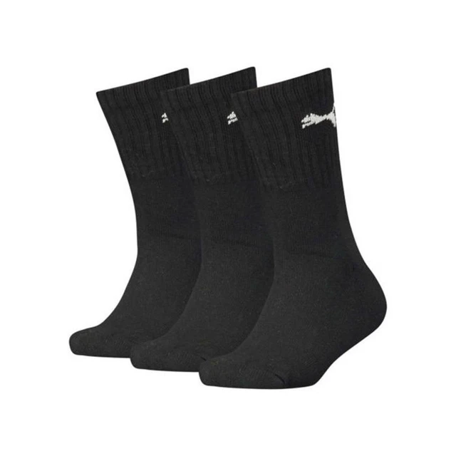 Puma Athletic Sports 3 Paia Calze Unisex Junior Nero 100000965-001