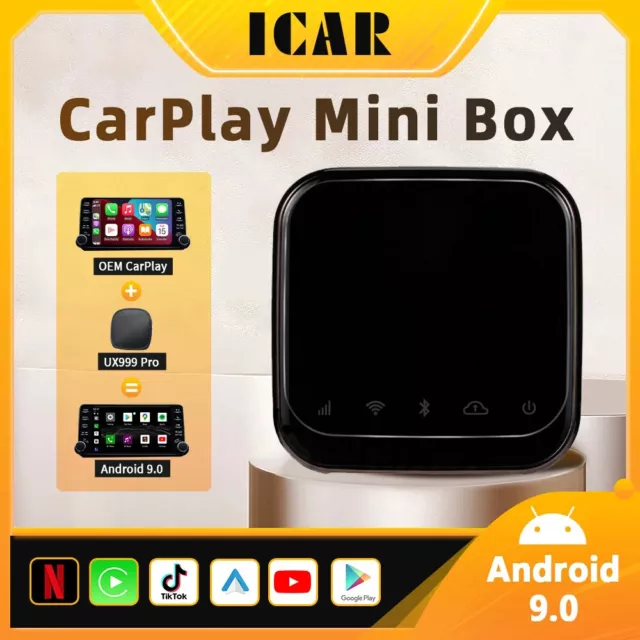 Wireless Carplay AI box Android 9 Multimedia Video Adapter 4+64g Android Auto