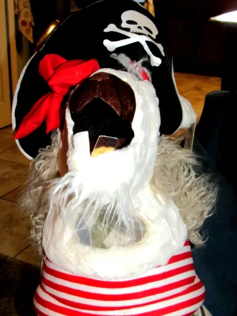 NEW Pirate Jolly Llama Mascot Costume Head Plush Halloween Mask