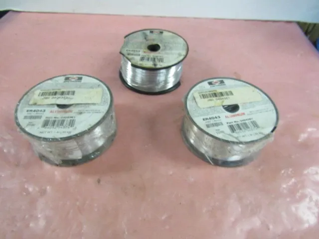 Harris 04043E1 Er4043 .030" Aluminum Wire Welding Spool 1 Lbs. (Lot Of 3)**New**