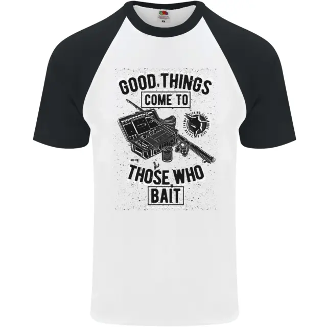 T-shirt da baseball Those Who Bait Fisherman divertente da uomo S/S