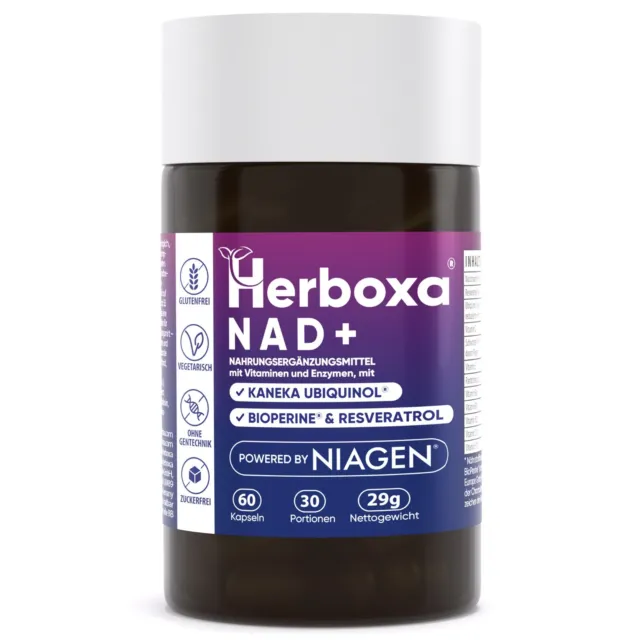 Herboxa NAD+ /Nicotinamid Riboside/NIAGEN patentierte Formel, mit KANEKA (CoQ10)