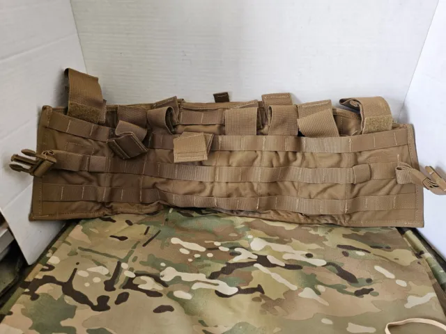 USMC Tactical Assault Panel TAP Chest Rig Marine Corps Coyote Brown MOLLE