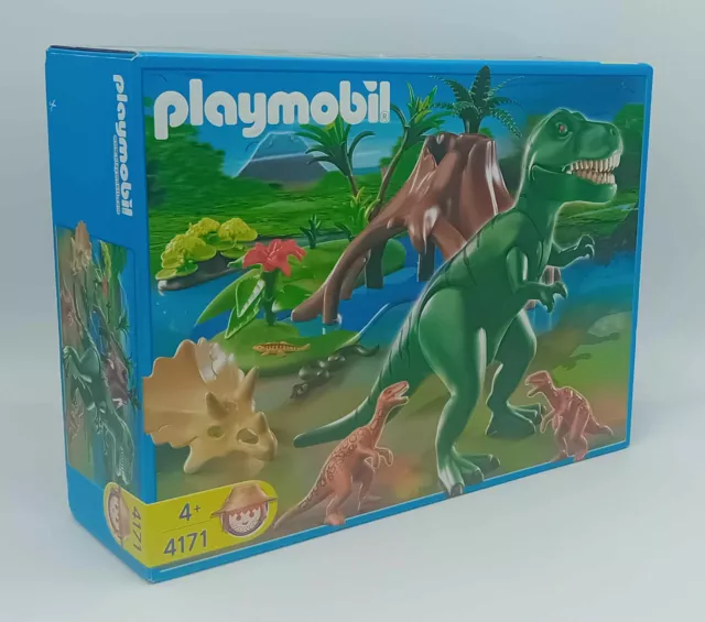 PLAYMOBIL 4171 T-Rex mit Velociraptoren Tyrannosaurus Rex Dinosaurier  NEU