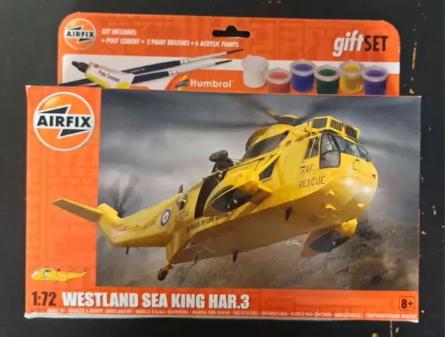 Airfix 1/72 Hanging Gift Set Westland Sea King Har.3 A55307B - Box Damage