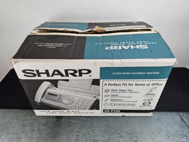 Sharp UX-P115 Plain Paper Fax Machine Phone Copier Facsimile Home Office NEW