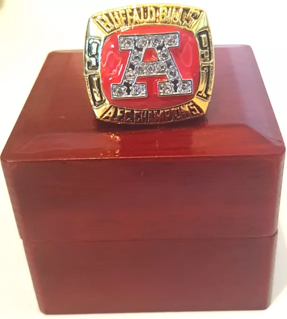 BUFFALO BILLS - NFL Superbowl Championship ring 1991 with box