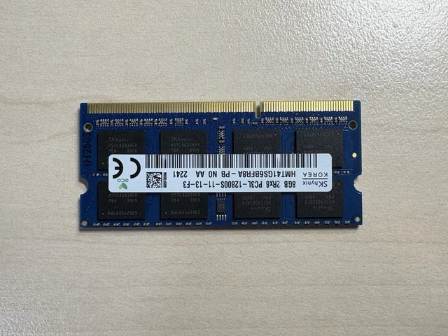 Pc3l-12800s 8gb SK HYNIX GB DDR3 LAPTOP RAM PC3L-12800S MHz 2Rx8
