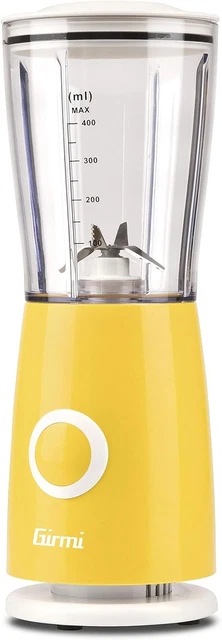 Frullatore Elettrico Girmi FR03 - 170W, Bicchiere 400ml, 4 Lame Acciaio, Giallo - Foto 8
