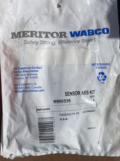 R955335 Meritor Wabco Sensor Abs Kit