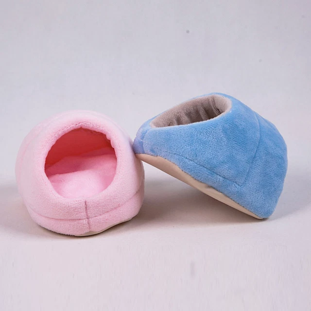 2pcs Kleine Pet Guinea Pig Hideout Mäuse Bett Käfig Chinchilla Bett Cozy 8