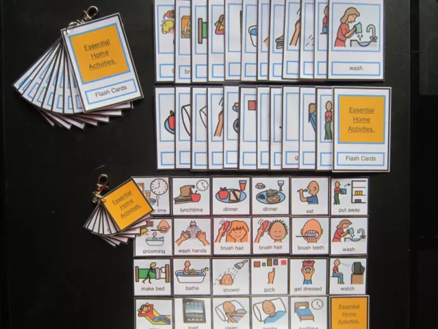 Essential Home Activities - Autism/PECS/Dementia/Visual Cards/SEN/Communication