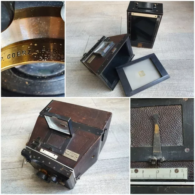 Camera Vintage Stereo Binoculars Mackenstein Lens Carl Paul Goerz 120mm