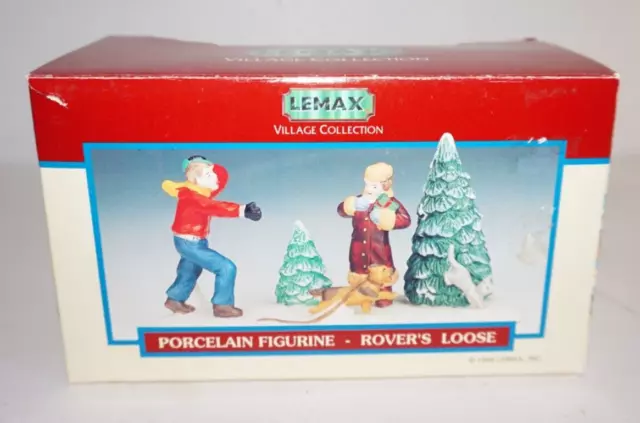 1998 Lemax Village Rovers Loose Christmas House Accessory 83259 Runaway Dog