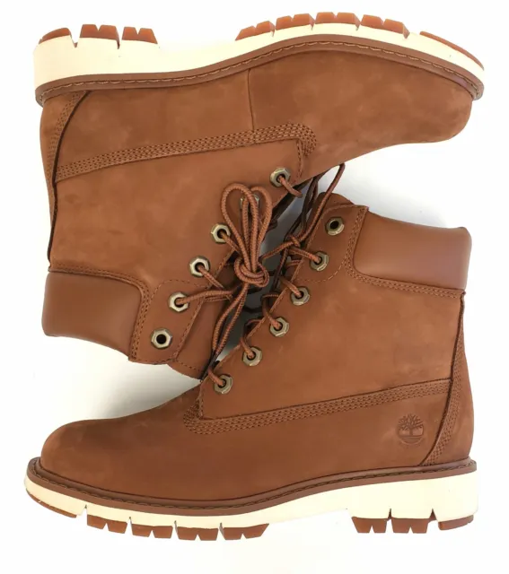 TIMBERLAND WOMENS LUCIA Way 6 Inch Waterproof Leather Lace Up Boot ...